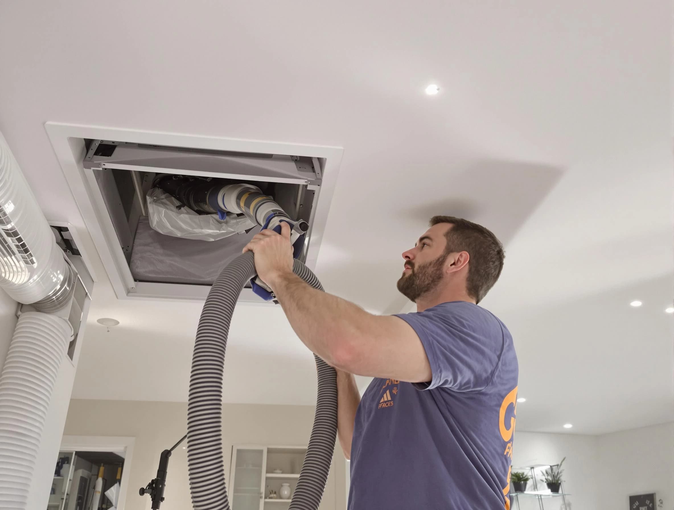 Precision indoor duct cleaning by Harrisville Air Duct Cleaning in Harrisville