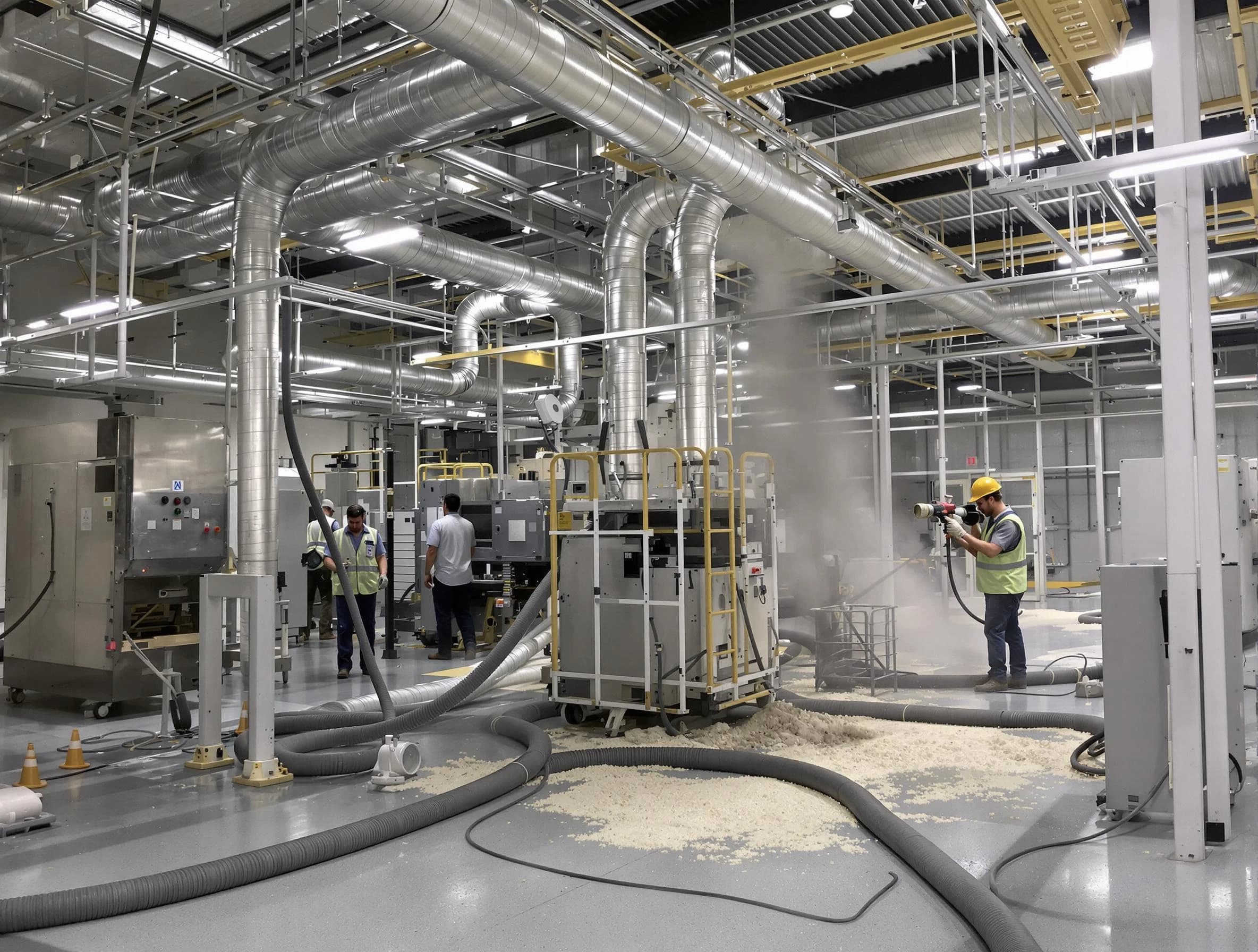 Heavy-duty industrial duct cleaning by Harrisville Air Duct Cleaning in Harrisville