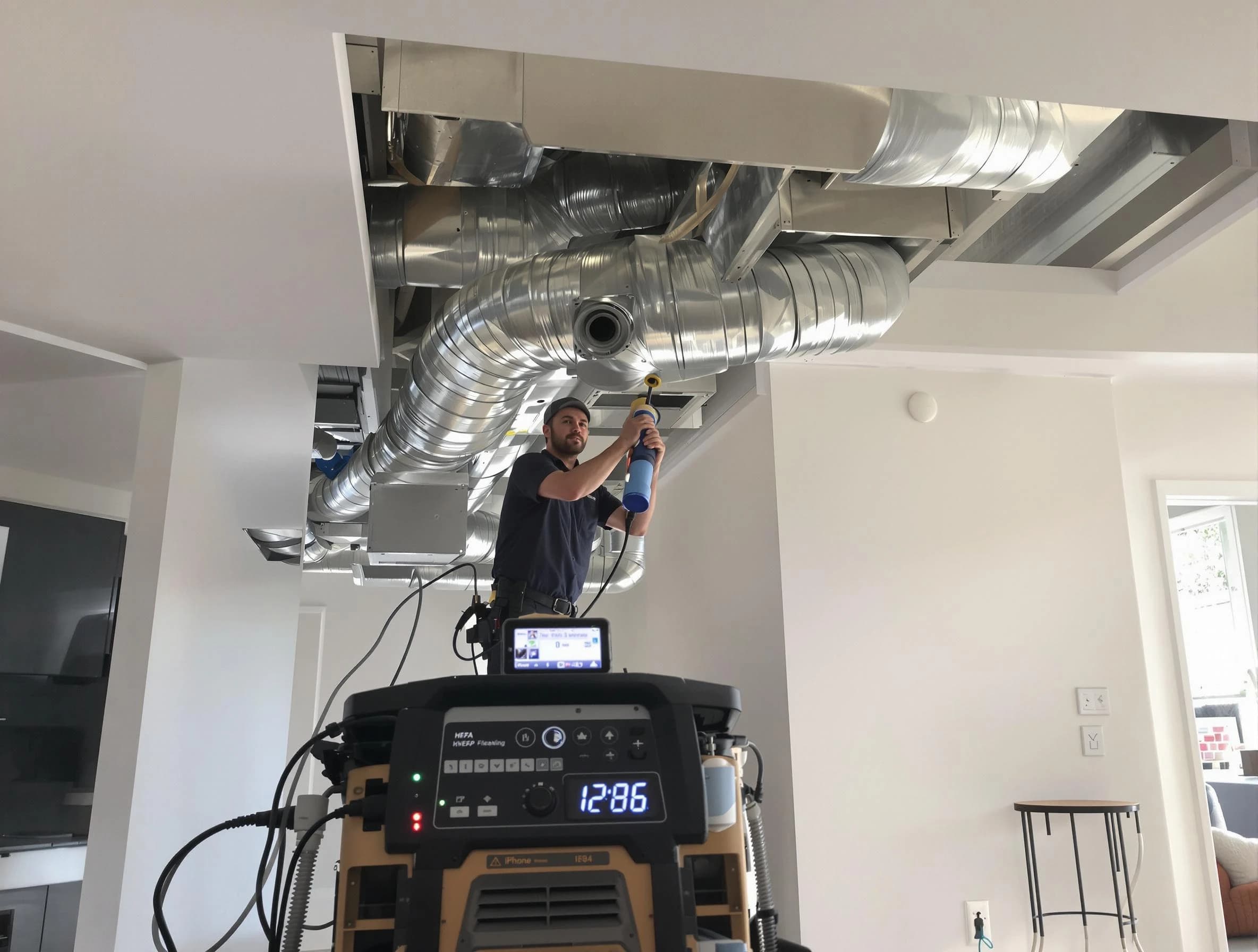 Advanced pure air duct cleaning by Harrisville Air Duct Cleaning in Harrisville