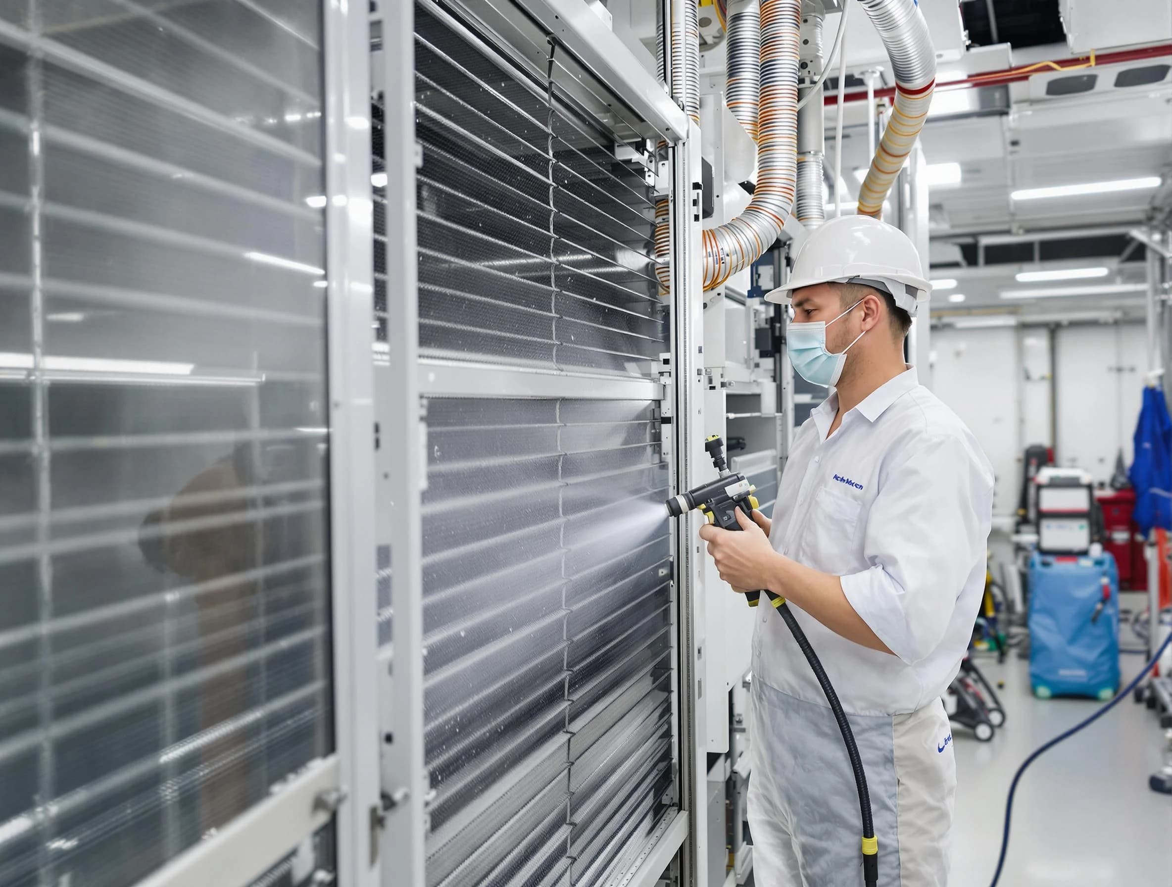 Professional AC coil cleaning by Harrisville Air Duct Cleaning in Harrisville