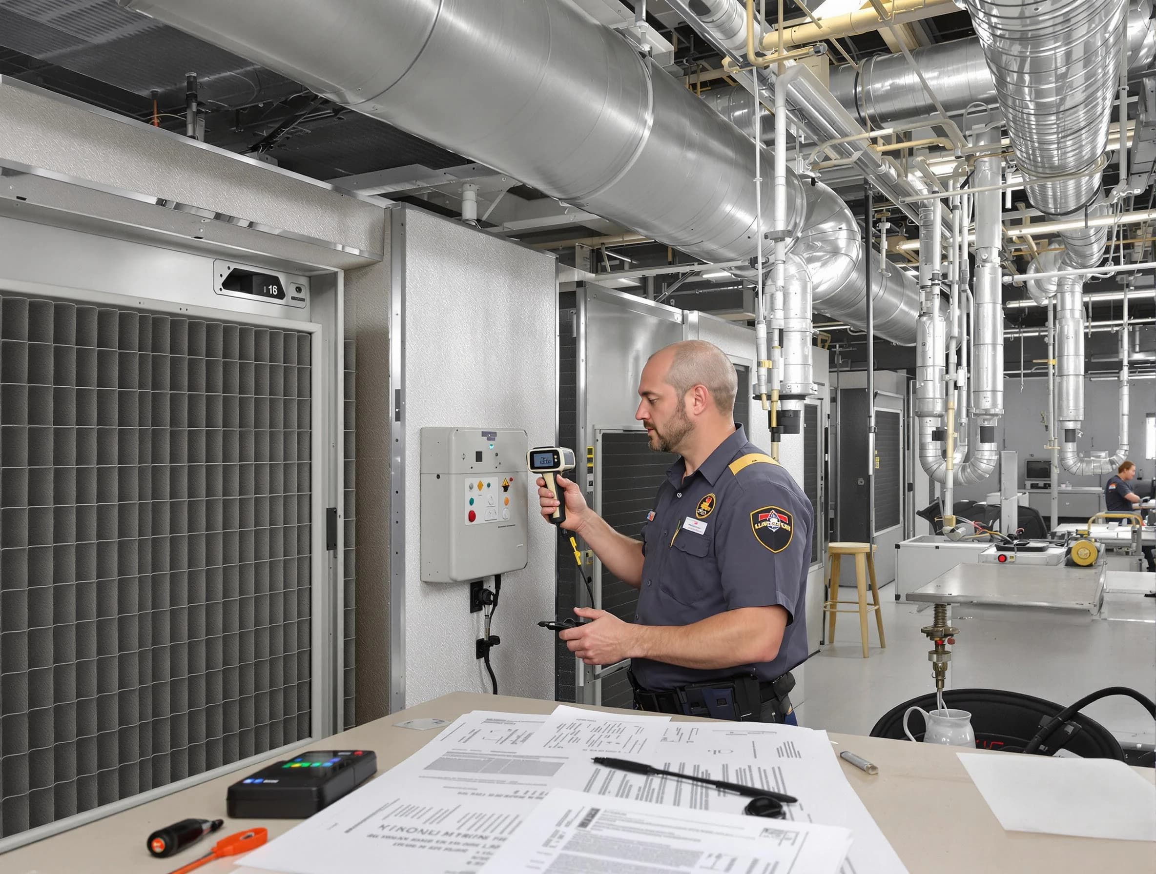 Professional filter system inspection by Harrisville Air Duct Cleaning in Harrisville