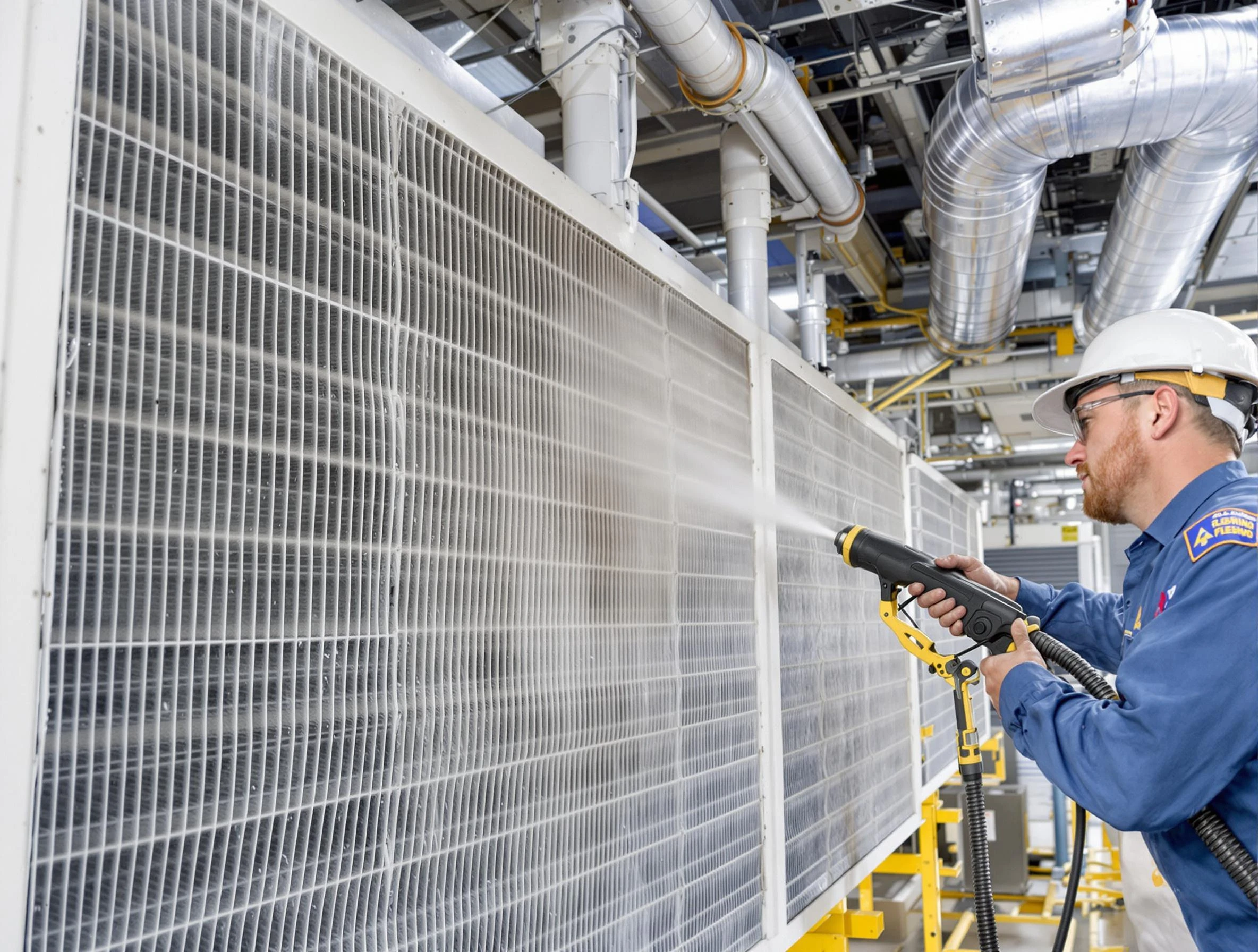 Professional commercial coil cleaning by Harrisville Air Duct Cleaning in Harrisville