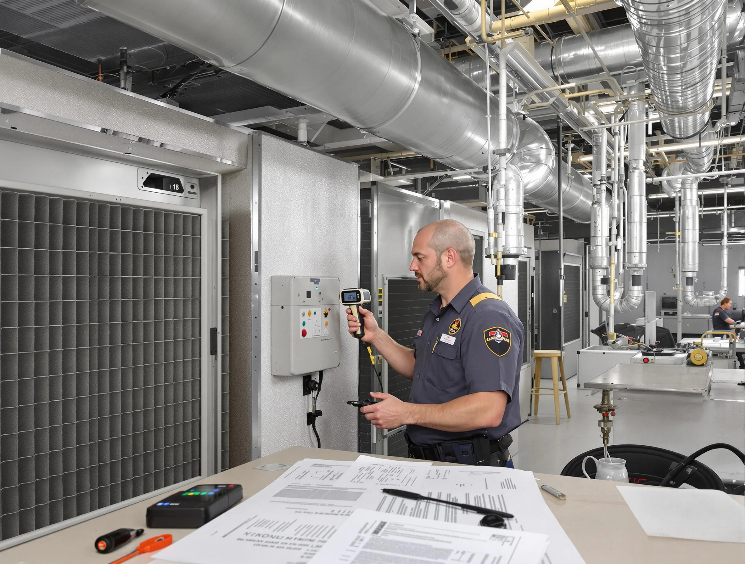 Professional filter system inspection by Harrisville Air Duct Cleaning in Harrisville